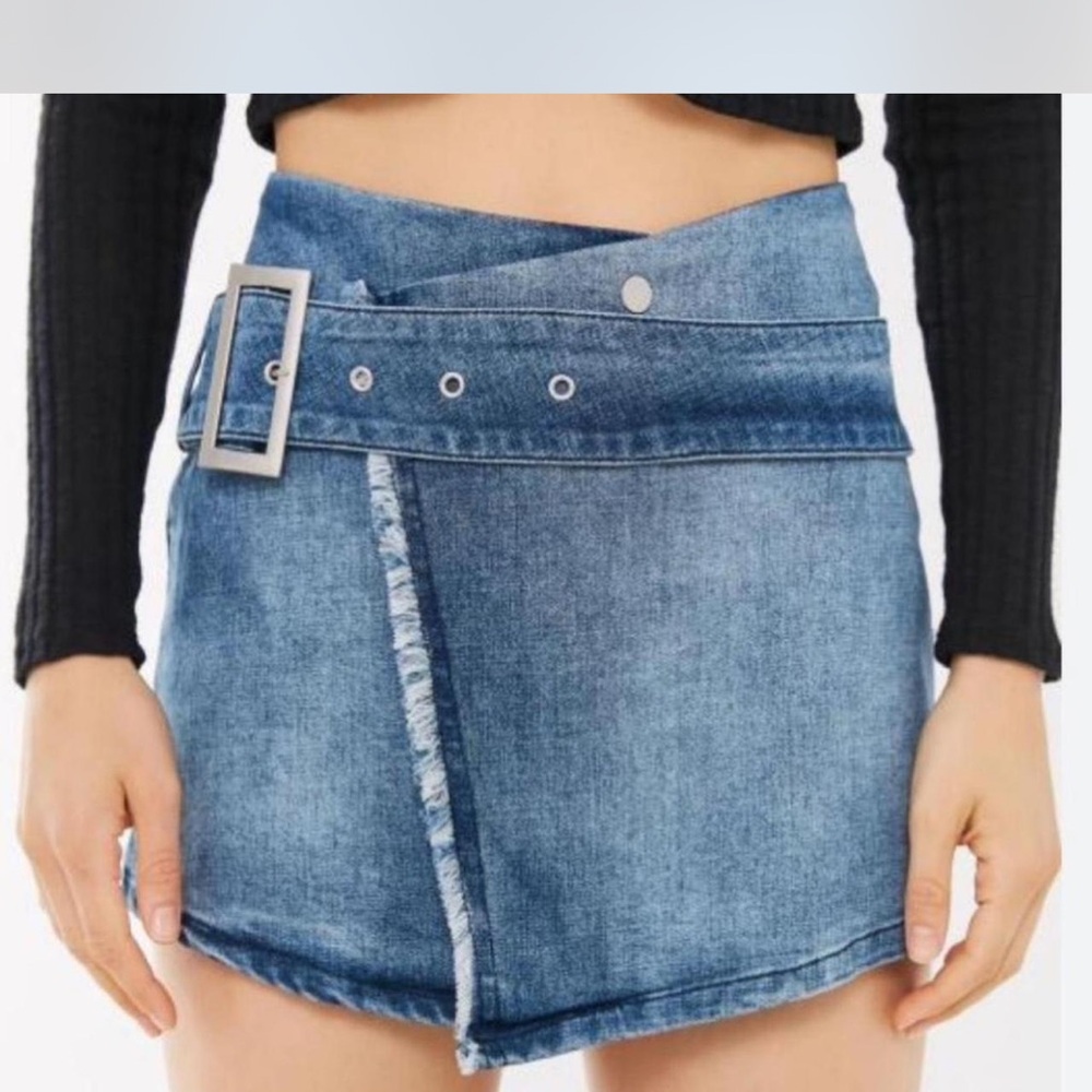 I.AM.GIA Blue Denim Mini Skirt